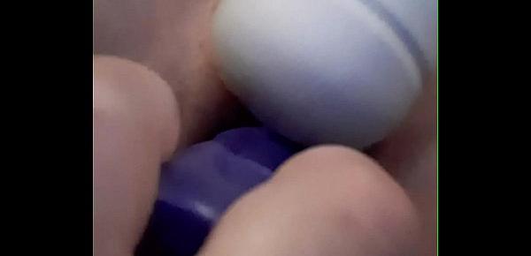  Mr. Hyde stretches sexybeck pretty little pussy making me squirt.